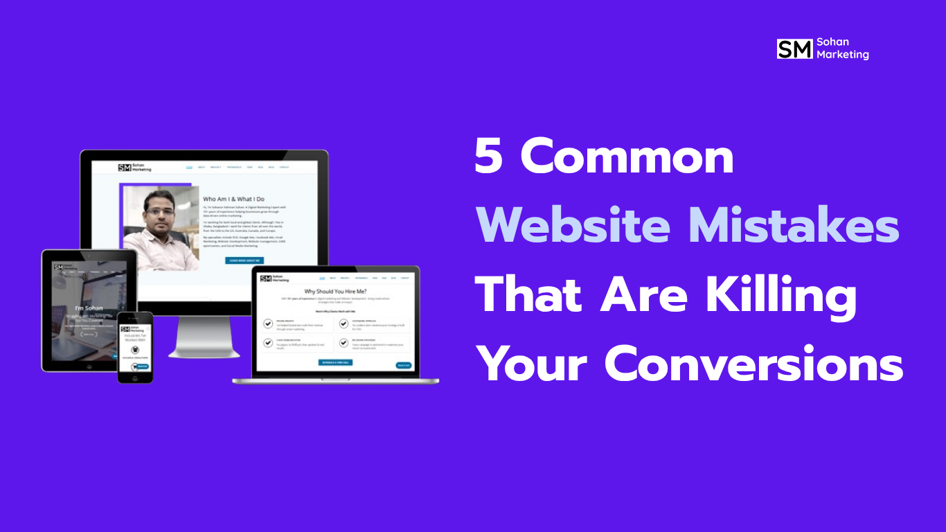 5 Common Website Mistakes